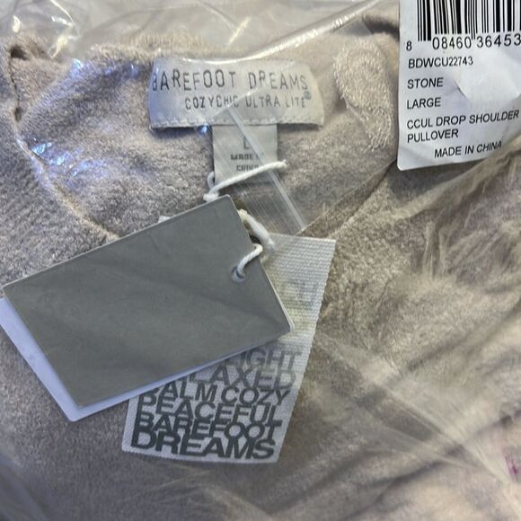 BAREFOOT DREAMS - CozyChic Ultra Lite Drop Shoulder Pullover - Picture 5 of 7